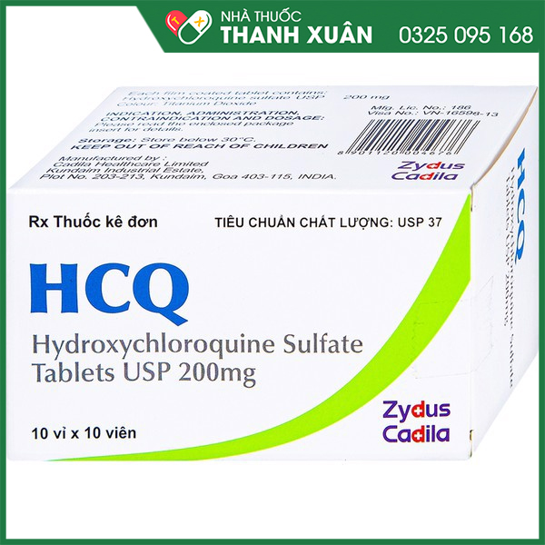 HCQ trị sốt rét cấp, lupus ban đỏ